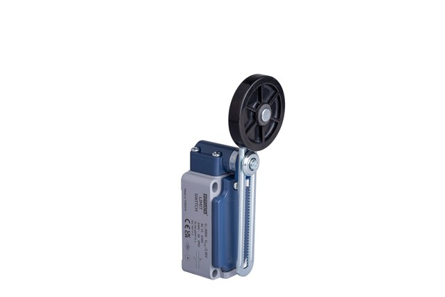 L52 Metal Body 50 mm Rubber Adjustable Roller Arm Snap Action 1NO+1NC Limit Switch
